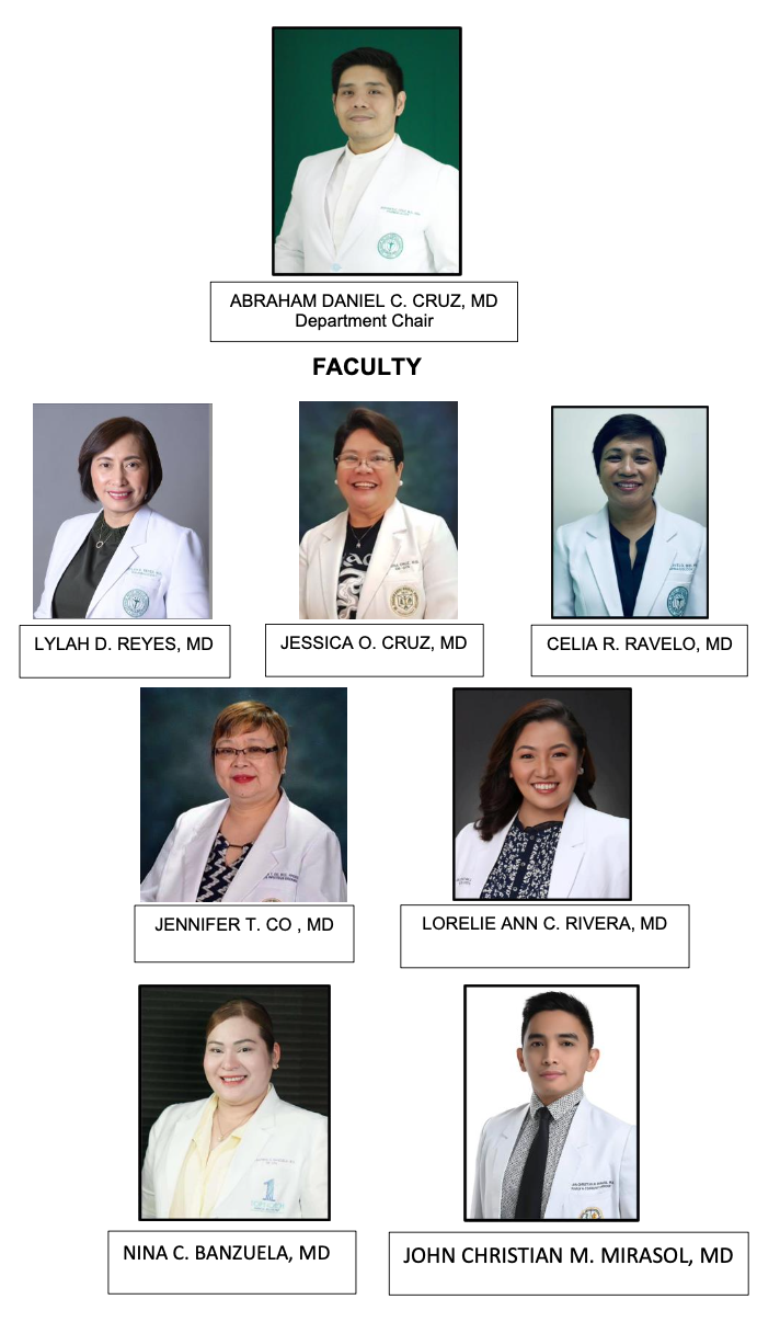 Department of Pharmacology Department Chair and Faculty Staff